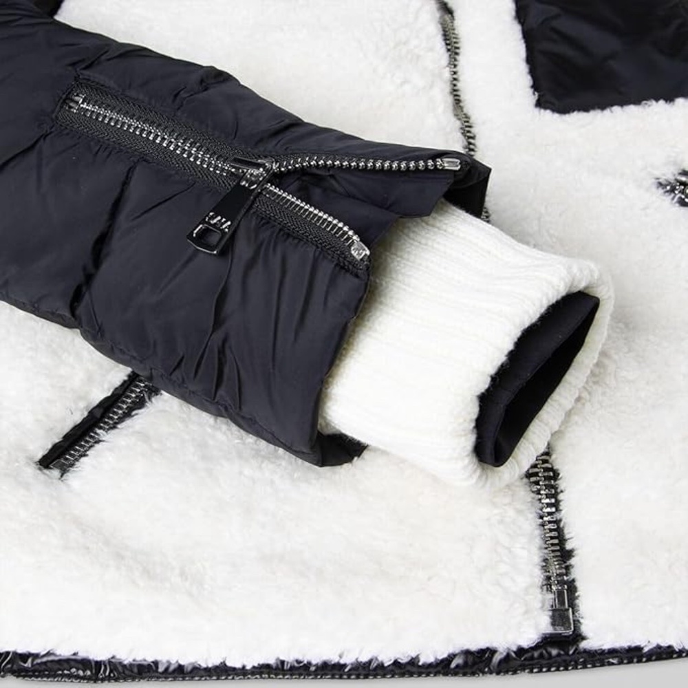 SAM. Wylie Colorblock Pattern Down Jacket - size M - Picture 6 of 13